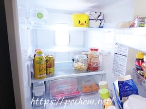 冷蔵庫の上段